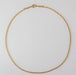 Gold chain necklace with curb chain 58 Facettes 21-236