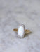 Opal diamond entourage ring 58 Facettes