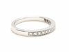 Ring 53 Half wedding ring White gold Diamond 58 Facettes 578766RV