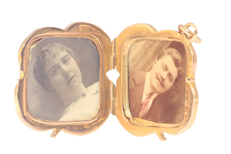 Pendentif Médaillon porte-bonheur Art Nouveau Diamants 58 Facettes 23128-0247