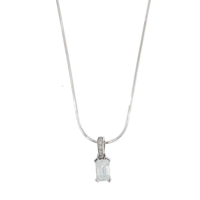 Collier Collier aigue-marine et diamants 58 Facettes 31287