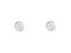 VANESSA TUGENDHAFT solitaire earrings white gold 58 Facettes 252507
