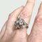 Bague Bague rétro Or blanc Diamants 58 Facettes Q891A
