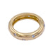 Ring 49 Chaumet ring yellow gold and diamond bangle. 58 Facettes 32351