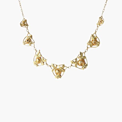 Collier COLLIER « ART NOUVEAU » OR 58 Facettes BO/220042