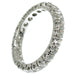 57 Alliance ring in white gold, diamonds 58 Facettes 12196-0004