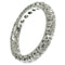 Bague 57 Alliance en or blanc, diamants 58 Facettes 12196-0004