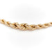 Necklace Twisted mesh necklace Yellow gold 58 Facettes 1752284CN