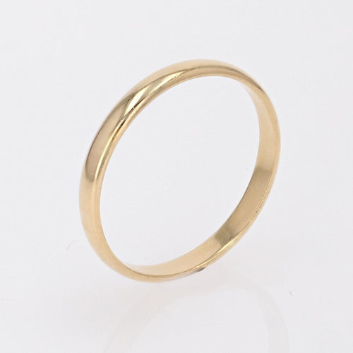 Bague 49 Fine alliance or jaune 58 Facettes 13-293