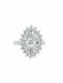 Bague Or Blanc / Diamants / 53 BAGUE MARQUISE OR & DIAMANTS 58 Facettes BO/220018 STA
