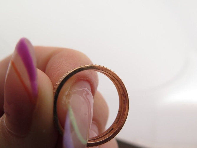 Bague 54 HERMES - Bague Ariane Or Rose Diamants 58 Facettes 252134