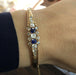 Bracelet Rose gold bracelet with sapphires and diamonds 58 Facettes