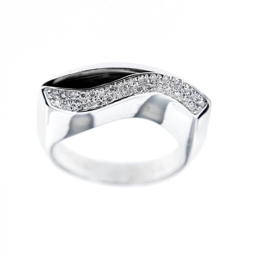 Bague 56 bague Vague diamant 58 Facettes 26314
