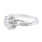 Bague 54 Bague Solitaire Or blanc Diamant 58 Facettes 2264469CN