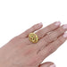 Ring 58 Vintage ring, Bouquet, yellow gold, colored stones. 58 Facettes 32459