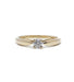 Ring 53 / Yellow / 750‰ Gold Solitaire Diamond Ring 0.30 Carat 58 Facettes 220472R