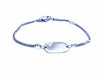 Bracelet Bracelet Gourmette Or blanc 58 Facettes 1021701CD