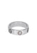 Ring 52 CARTIER Love Ring in 750/1000 White Gold 58 Facettes 62272-58268