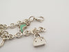 Bracelet bracelet TIFFANY & CO chain with charms 19 silver 58 Facettes 254453