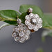 Earrings Old diamond flower earrings 58 Facettes 22-480