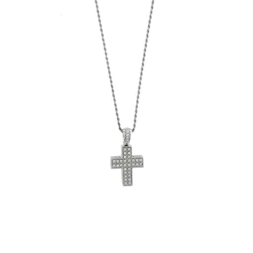 Collier Collier Pendentif croix et diamants 58 Facettes 32812