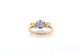 Ring 53 Ring Yellow gold Sapphire Diamonds 58 Facettes 23334