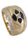 Bague 54 BAGUE JONC SAPHIRS ET DIAMANTS 58 Facettes 077851