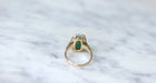 Ring 54 Art Deco chrysoprase diamond ring 58 Facettes