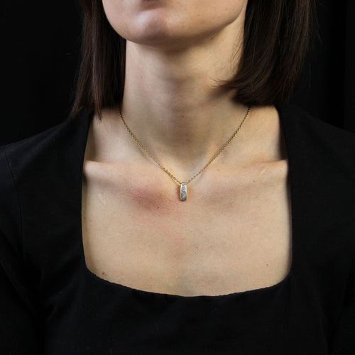 Pendentif Pendentif 2 ors diamants d'occasion 58 Facettes CVP96