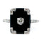 Bague Bague Art Déco Onyx Diamants 58 Facettes 283515B624A545CBB2833D855843D533