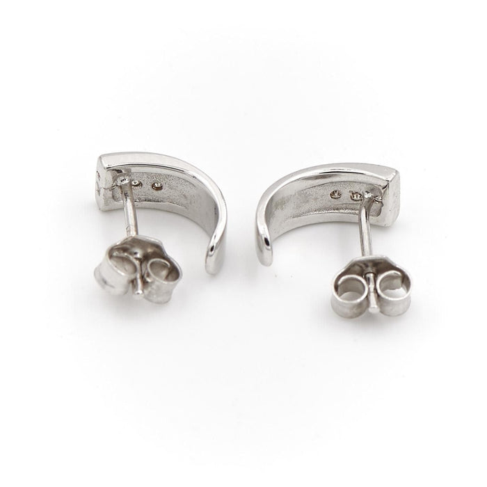 Boucles d'oreilles Boucles d'oreilles Or blanc Diamant 58 Facettes 1931436CN