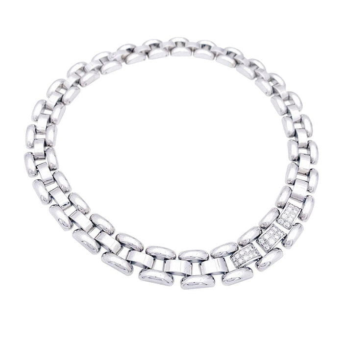 Collier Collier Chopard, "La Strada", or blanc, diamants. 58 Facettes 33113