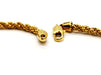 Necklace Twisted mesh necklace Yellow gold 58 Facettes 1089694CD