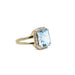 Ring 61 Ring 2 Golds Aquamarine Diamonds 58 Facettes REF2305-46