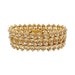 Bracelet Vintage bracelet in rose gold, platinum and diamonds. 58 Facettes 31649