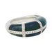 Ring 57 Chaumet ring, “Anneau” model, white gold, diamonds and ebony. 58 Facettes 31094