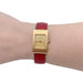 Boucheron Watch, “Rreflet”, yellow gold, leather. 58 Facettes 32263
