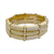 Bracelet Bracelet vintage, or jaune et diamants. 58 Facettes 32461