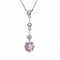 Pendentif Pendentif Diamant Saphir rose naturel non traité 58 Facettes 23073-0149