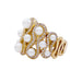Ring 57 Yellow gold ring, pearls and diamonds. 58 Facettes 33122