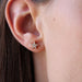 Boucles d'oreilles Boucles d'oreilles étoiles diamants or rose 58 Facettes 23-253B