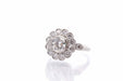 Ring 50 0,92 ct I/VS1 diamond ring in platinum 58 Facettes 25488