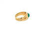 Ring 46 BVLGARI - Yellow Gold Colombian Emerald Ring 58 Facettes
