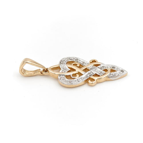 Collier Pendentif Or jaune Diamant 58 Facettes 1641814CN