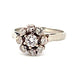 Ring Marguerite ring in white gold with all diamonds 58 Facettes B0023