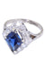 Ring 50s SAPPHIRE AND DIAMOND RING 58 Facettes 072031
