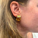 Earrings Fred earrings, yellow gold and citrines. 58 Facettes 31670