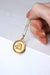 Pendant Yellow gold medal pendant vintage astrological Aries 58 Facettes