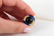 Ring Onyx, Lapis-Lazuli and Diamond Ring 58 Facettes 88