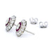 Earrings Platinum Ruby Diamond Earrings 58 Facettes D142CB1AA0A44E93A57F3964C740BA1D